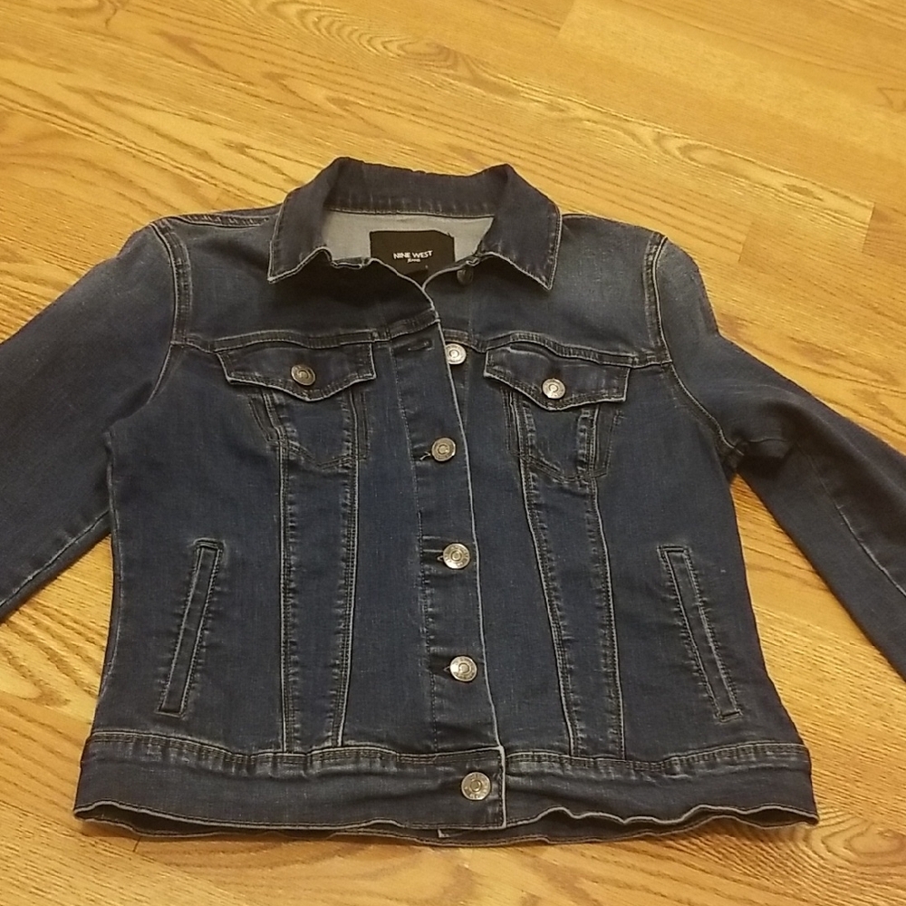 Nine West Indigo Denim Jacket